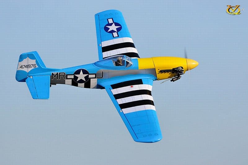 AVIÃO VQ P-51D MUSTANG 58.2" .46 EP-GP OBSESSION VQA08GY