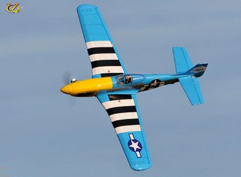 AVIÃO VQ P-51D MUSTANG 58.2" .46 EP-GP OBSESSION VQA08GY