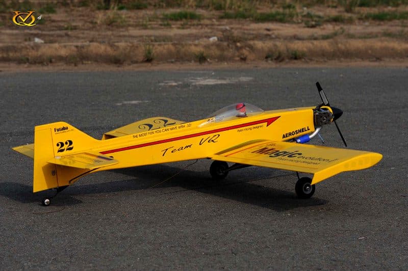 AVIÃO VQ MAGIC PYLON 45.2" EP-GP Amarillo VQA039