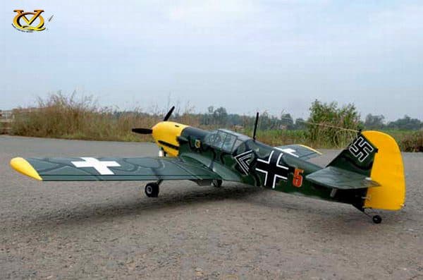 AVIÃO VQ MESSERSCHMITT ME-109 60.6" 40-46 EP-GP GERMAN II VQA0312