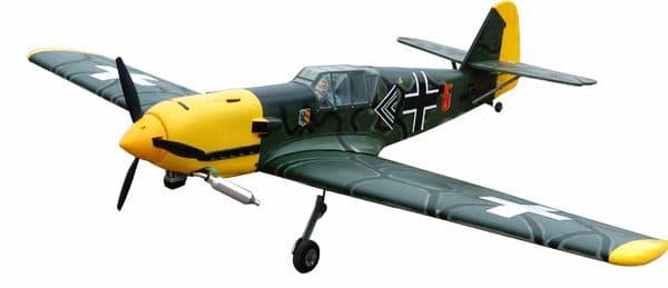 AVIÃO VQ MESSERSCHMITT ME-109 60.6" 40-46 EP-GP GERMAN II VQA0312