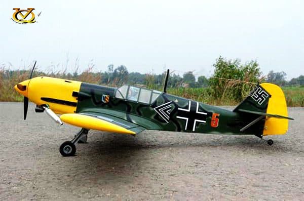 AVIÃO VQ MESSERSCHMITT ME-109 60.6" 40-46 EP-GP GERMAN II VQA0312