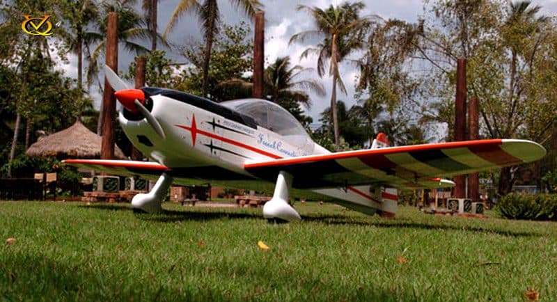 AVIÃO VQ MUDRY CAP-10 1.20 20-23 EP-GP Rojo/Blanco VQA032