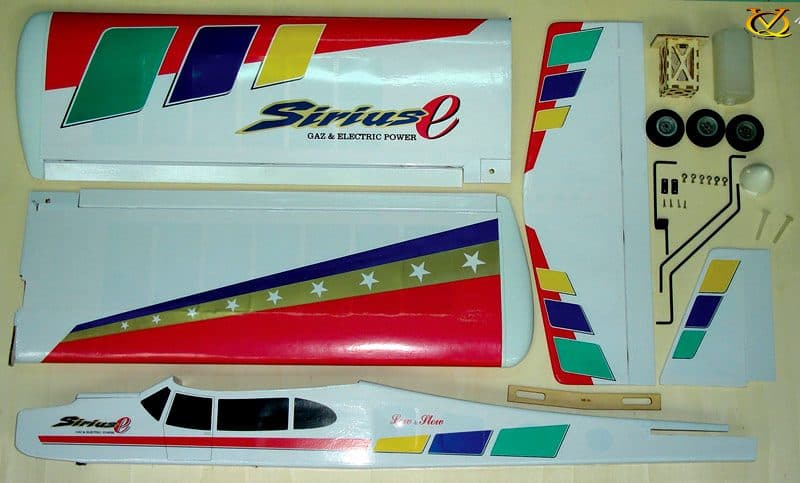 AVIÃO VQ SIRIUS 60.2" 40-46 EP-GP TRAINER VQA043