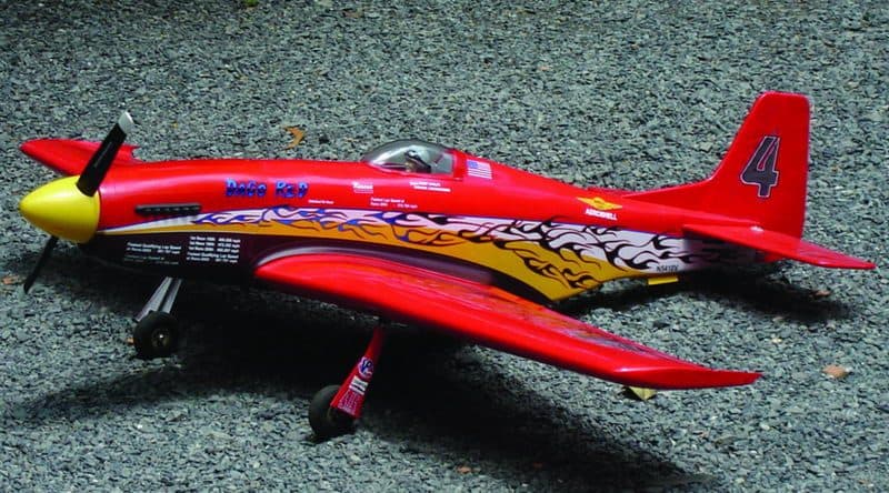 AVIÃO VQ DAGO RED MUSTANG 57.5" .46 EP-GP VQA050