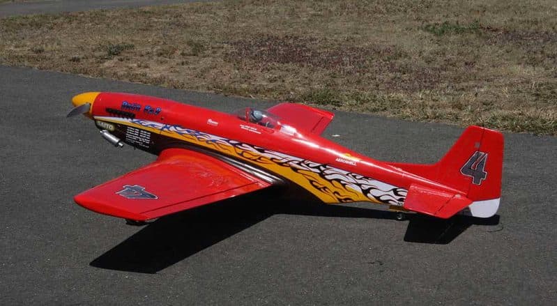 AVIÃO VQ DAGO RED MUSTANG 57.5" .46 EP-GP VQA050
