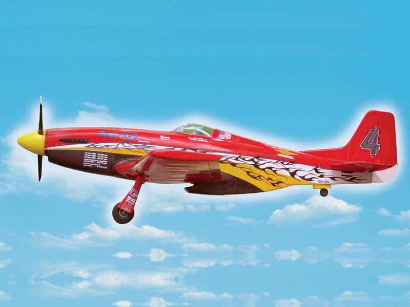 AVIÃO VQ DAGO RED MUSTANG 57.5" .46 EP-GP VQA050