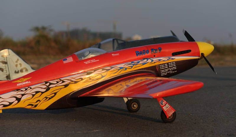 AVIÃO VQ DAGO RED MUSTANG 57.5" .46 EP-GP VQA050