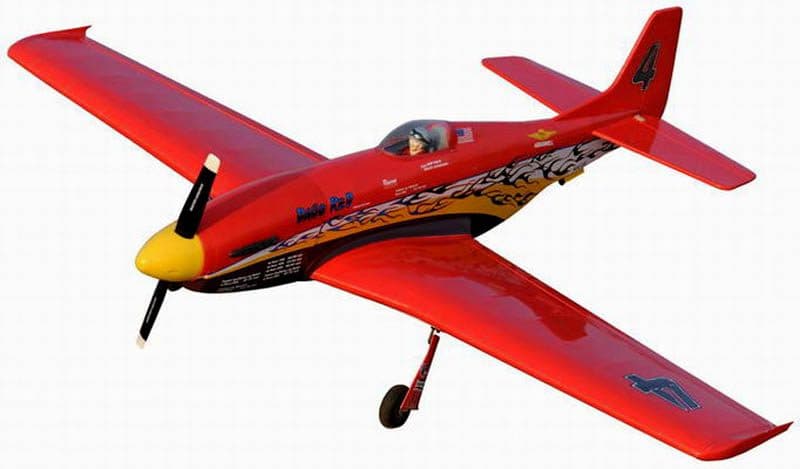 AVIÃO VQ DAGO RED MUSTANG 57.5" .46 EP-GP VQA050