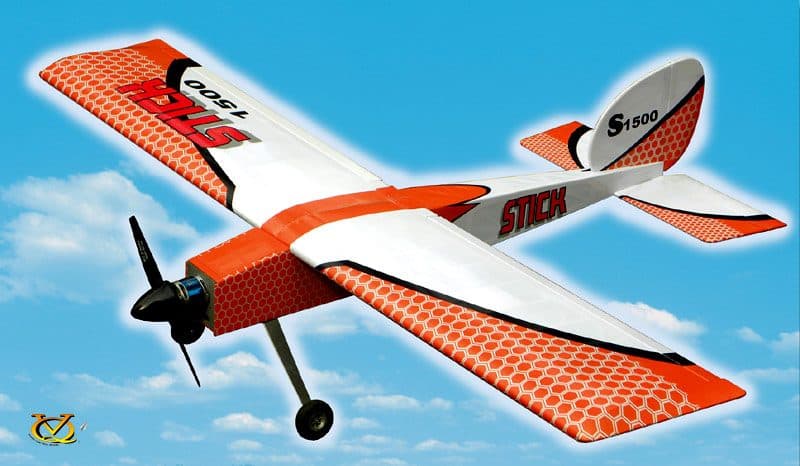 AVIÃO VQ STICK 60.2" 40-46 EP-GP LARANJA VQA0562