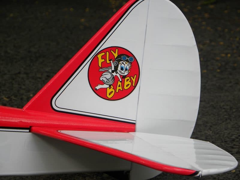 AVIÃO VQ FLY BABY 1.6M .46 EP/GP Rojo VQA073