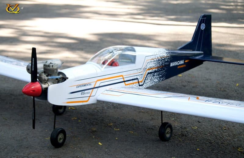 AVIÃO VQ MARACANÃ 60.24" .46 EP/GP SPORT Blanco/Azul VQA093