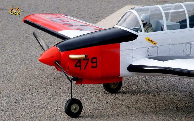 AVIAO VQ T-34C TURBO MENTOR 61.4" .46 EP-GP RED/WHITE VQA137R