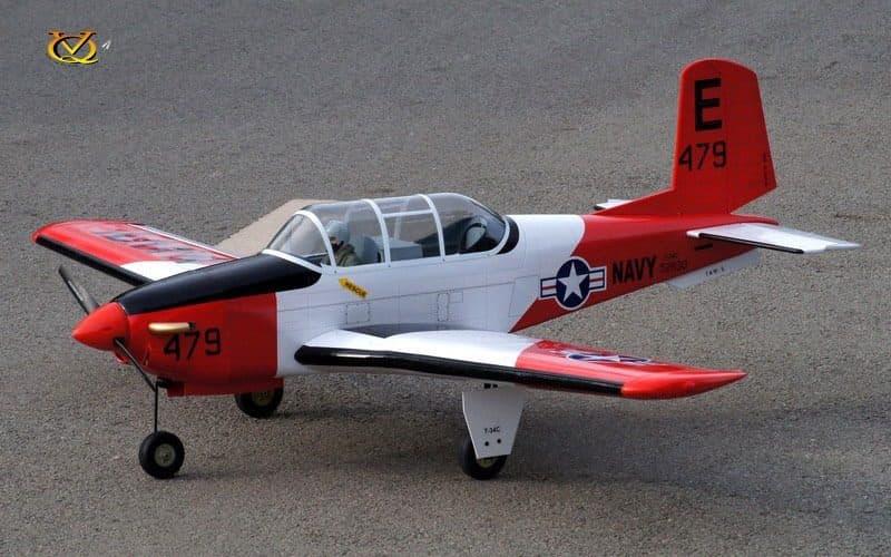 AVIAO VQ T-34C TURBO MENTOR 61.4" .46 EP-GP RED/WHITE VQA137R