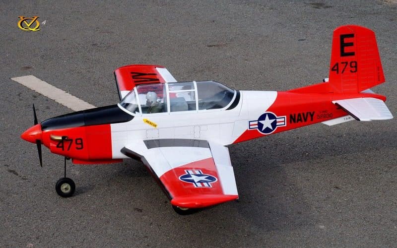 AVIAO VQ T-34C TURBO MENTOR 61.4" .46 EP-GP RED/WHITE VQA137R