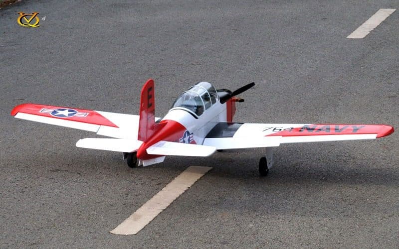 AVIAO VQ T-34C TURBO MENTOR 61.4" .46 EP-GP RED/WHITE VQA137R