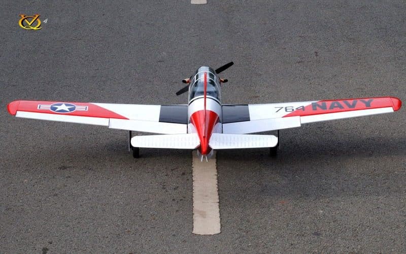 AVIAO VQ T-34C TURBO MENTOR 61.4" .46 EP-GP RED/WHITE VQA137R