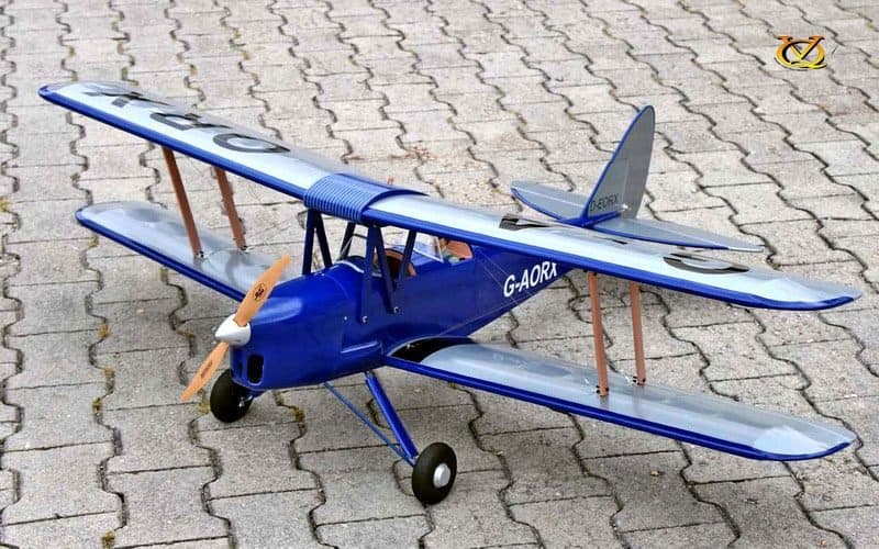AVIAO VQ TIGER MOTH DH-82 55.12" .46 EP-GP DARK BLUE VQA139D-B