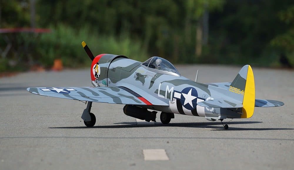 AVIAO VQ P-47D THUNDERBOLT 59.06" 46-55 EP-GP W/BOMB CAMO VQA142DC