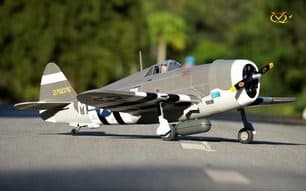 AVIAO VQ P-47B TOUCH OF TEXAS 59.06" 46-55 EP-GP W/BOMB VQA142BT