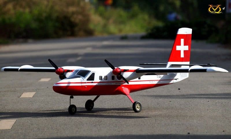 AVIAO VQ DHC-6 TWIN OTTER 72" EP-GP SWISS VQA139SW