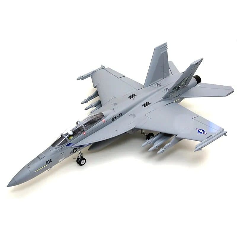 AVIAO FMS F/A-18F SUPER HORNET V2 70MM EDF PNP GREY FMS100P