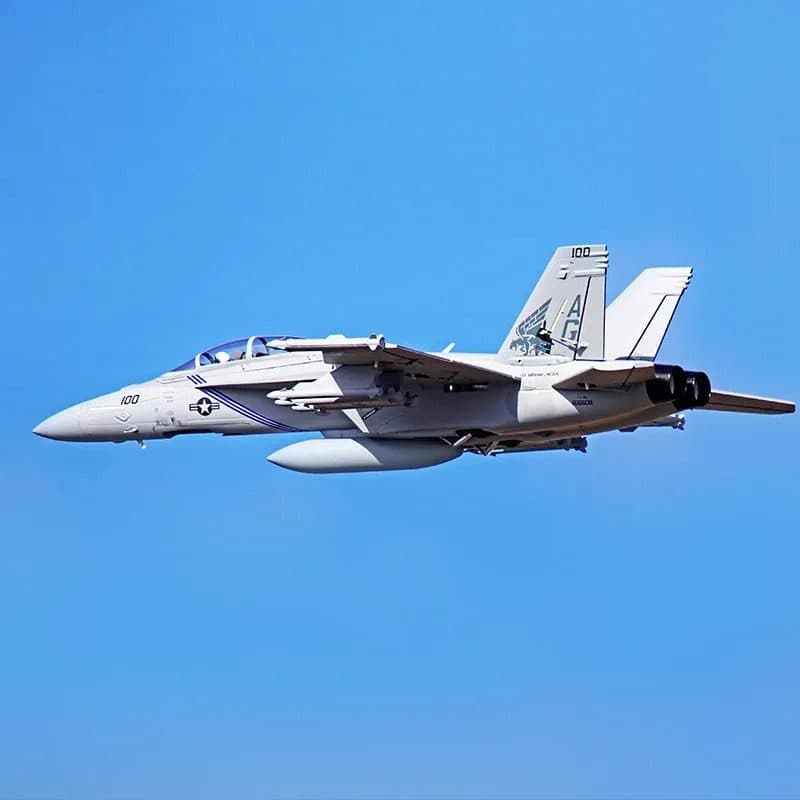 AVIAO FMS F/A-18F SUPER HORNET V2 70MM EDF PNP GREY FMS100P