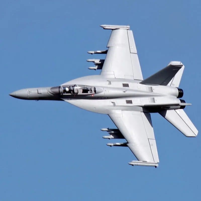AVIAO FMS F/A-18F SUPER HORNET V2 70MM EDF PNP GREY FMS100P