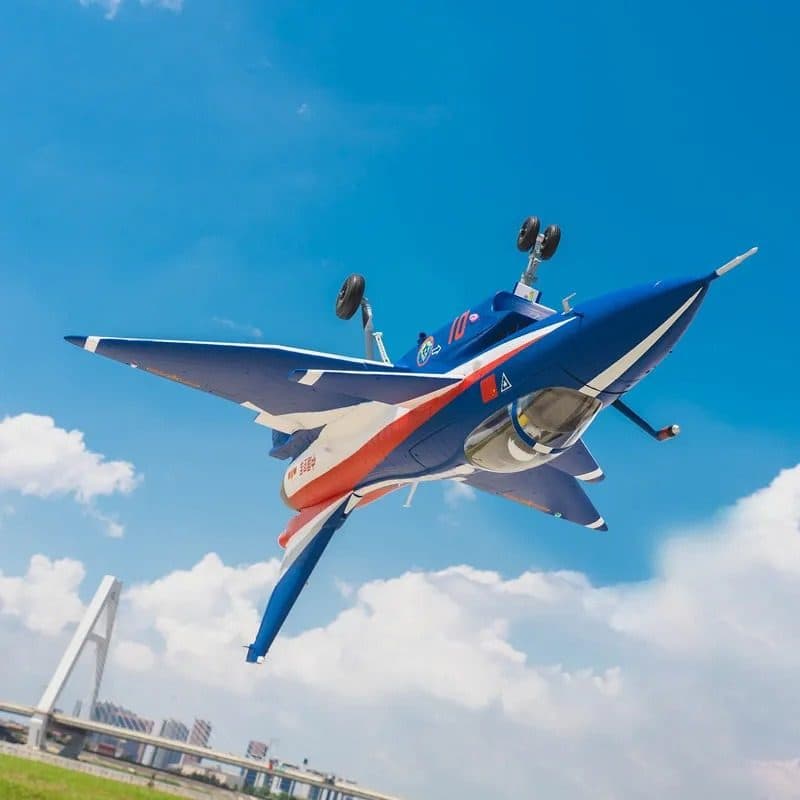 AVIAO FMS J-10 64MM EDF PNP W/REFLEX V3 FMS149PBU-REFV3