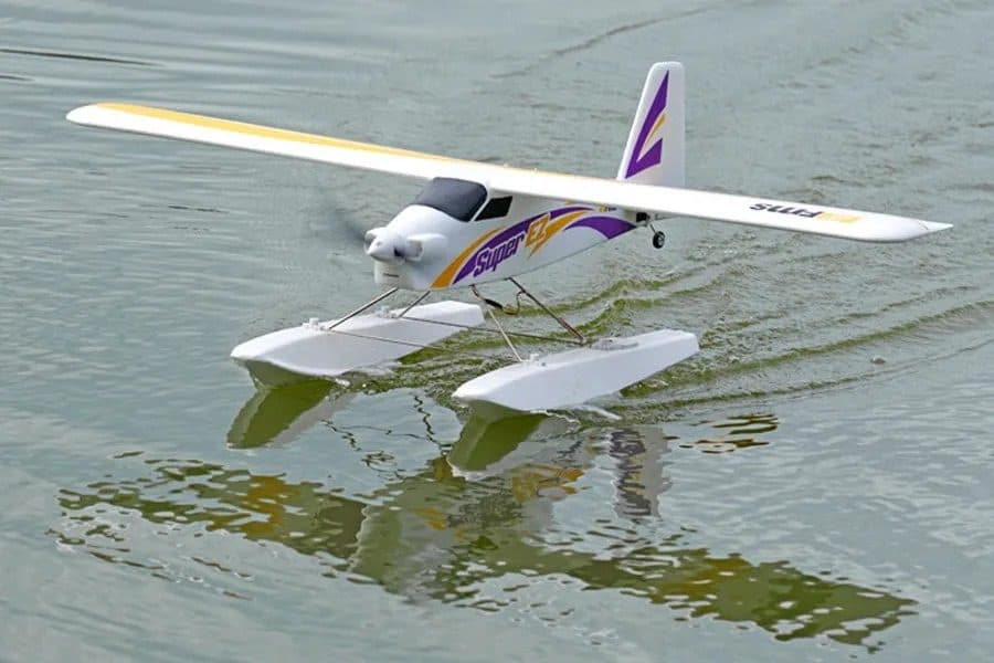 AVIAO FMS SUPER EZ V4 1.22M PNP W/FLOATS, REFLEX V3 FMS122PF-REFV3