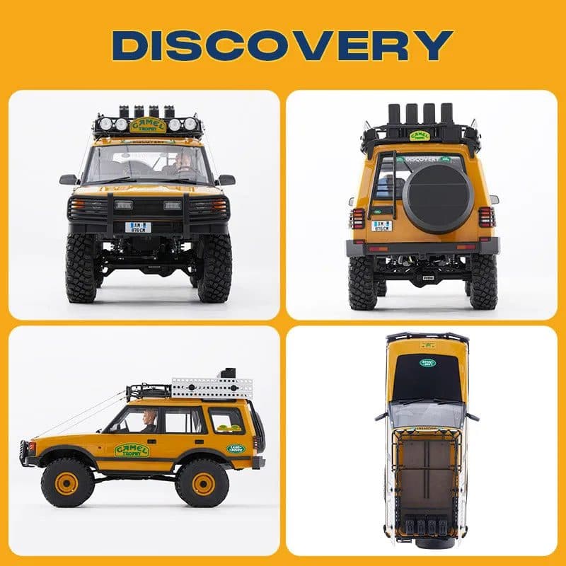 CARRO FMS 1/10 FCX10 LAND ROVER DISCOVERY RS YELLOW FMS11043RSYL-SP