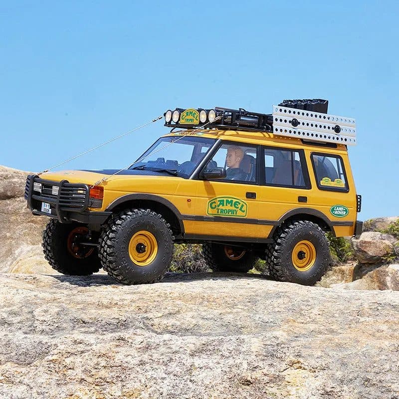 CARRO FMS 1/10 FCX10 LAND ROVER DISCOVERY RS YELLOW FMS11043RSYL-SP