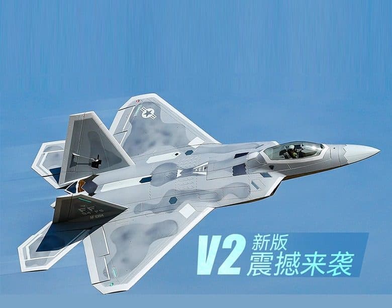 AVIAO FW F-22 90 RAPTOR V2 6S EDF PNP FJ31315P
