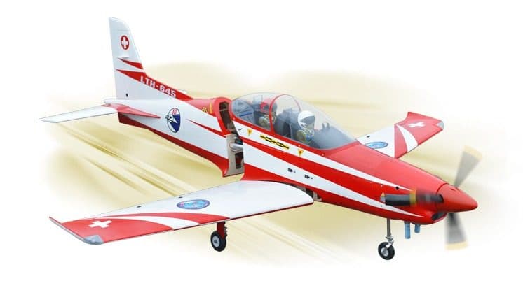 AVIAO PHOENIX PC21 PILATUS 70" W/RETRACT 35CC ARF V2 PH087