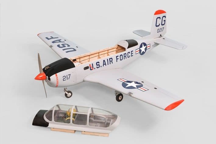 AVIAO PHOENIX T34 MENTOR 64" W/RETRACT .91/20CC ARF V2 PH133