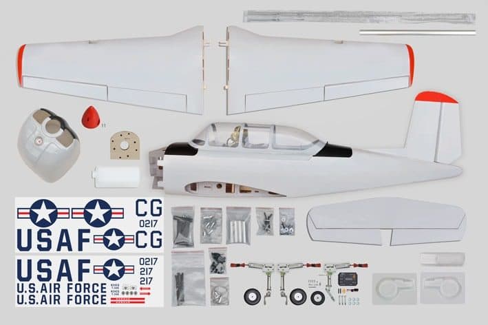 AVIAO PHOENIX T34 MENTOR 64" W/RETRACT .91/20CC ARF V2 PH133