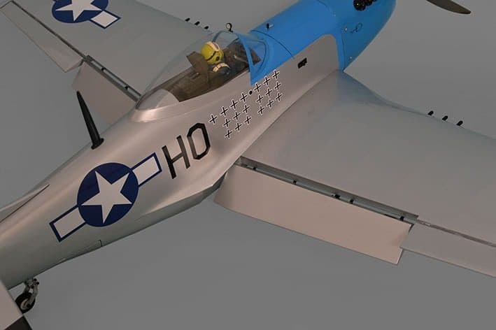 AVIAO PHOENIX P-51 MUSTANG 62" W/RETRACT 61-91 ARF V2 PH139
