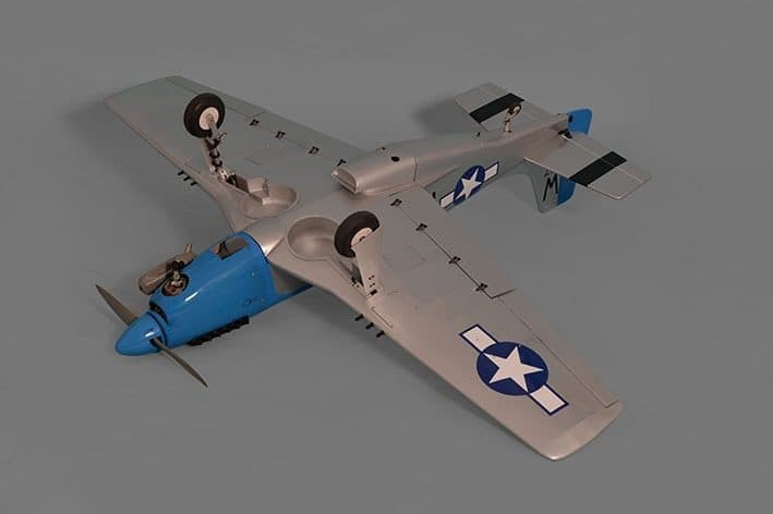 AVIAO PHOENIX P-51 MUSTANG 62" W/RETRACT 61-91 ARF V2 PH139