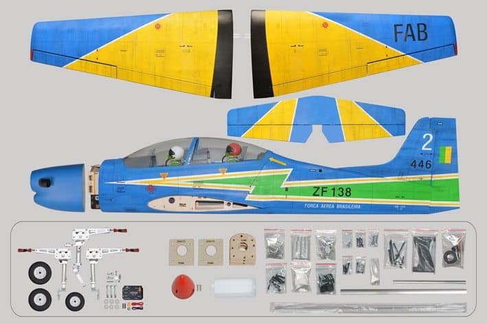 AVIAO PHOENIX TUCANO MK2 68" 61-91 W/RECTRACT ARF V2 PH158