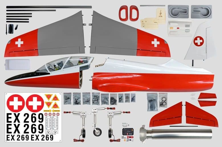 AVIAO PHOENIX BAE HAWK JET 72" W/RETRACT 80N-100N ARF V2 PH198