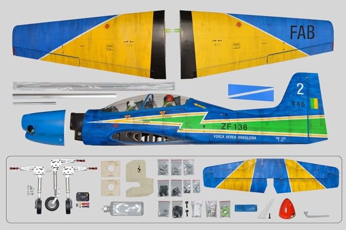 AVIAO PHOENIX TUCANO 81" 35CC W/RETRACT ARF V2 PH204