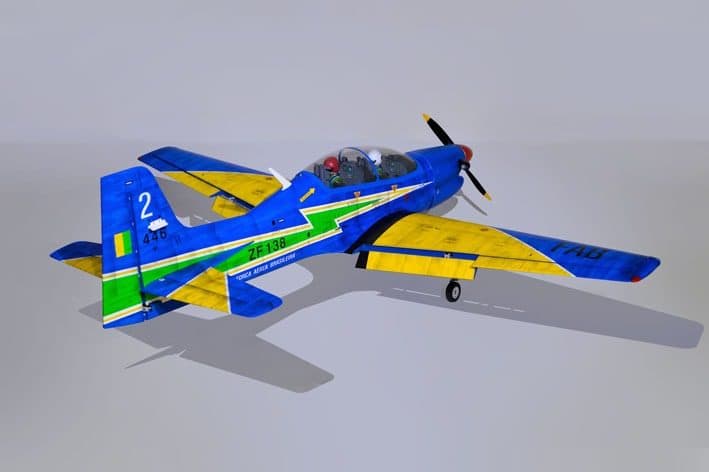 AVIAO PHOENIX TUCANO 81" 35CC W/RETRACT ARF V2 PH204