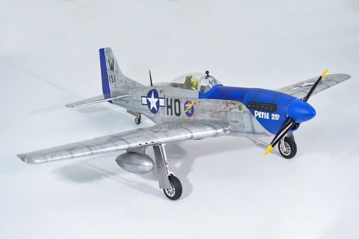 AVIAO PHOENIX P-51 MUSTANG 87" 60CC W/RETRACT ARF V2 PH205