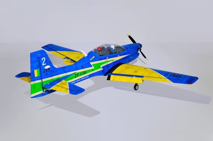 AVIAO PHOENIX TUCANO 95" 60CC W/RETRACT ARF V2 PH237