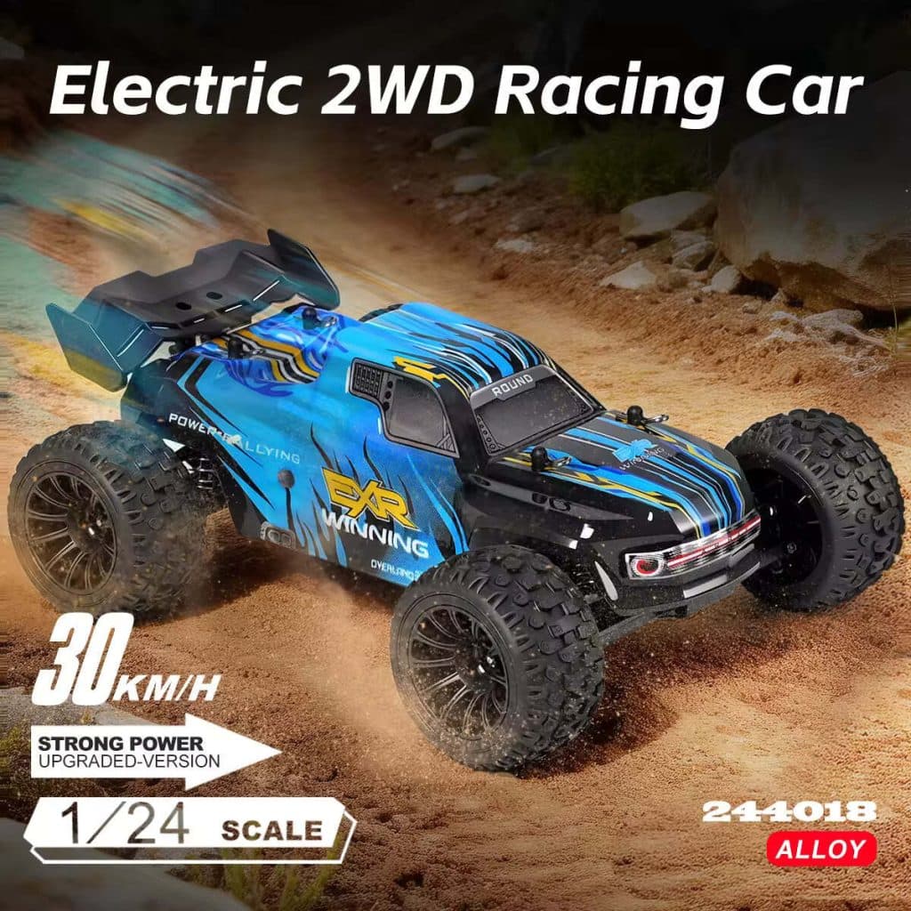 CARRO WLTOYS 1/24 EXR WINNING 30KM 2WD BLUE 244018