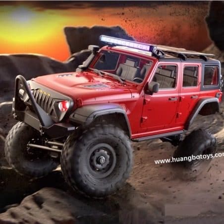 CARRO HB TOYS 1/16 JEEP RUBICON 10KM 4WD RED HB-R1604