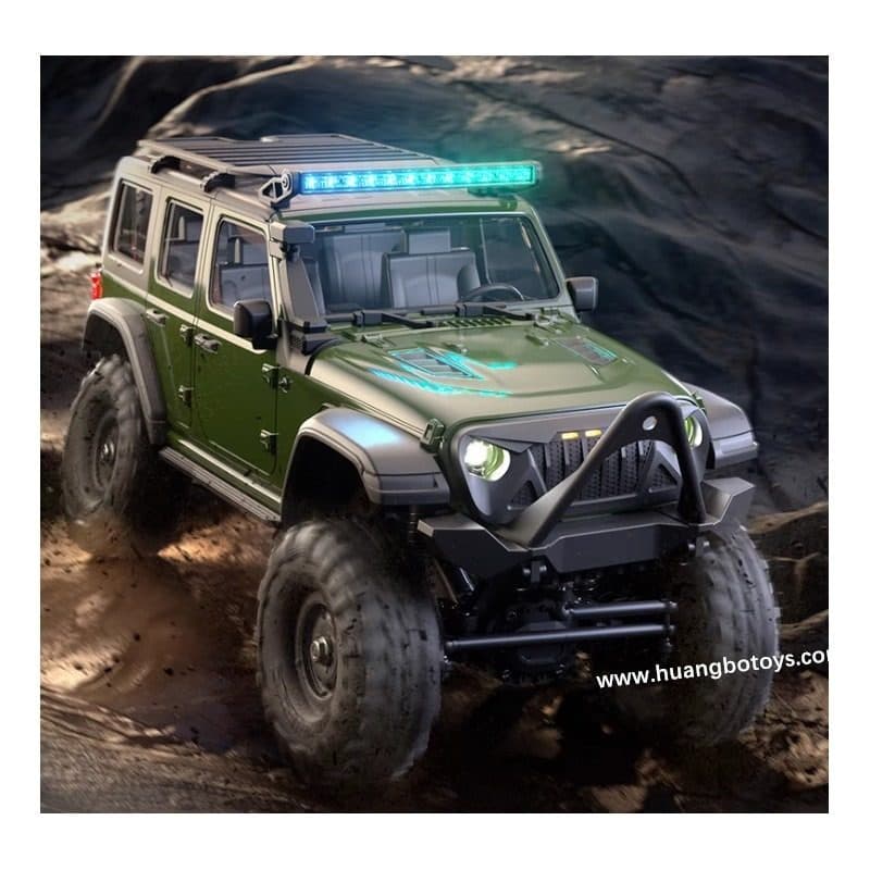 CARRO HB TOYS 1/16 JEEP RUBICON 10KM 4WD GREEN HB-R1605