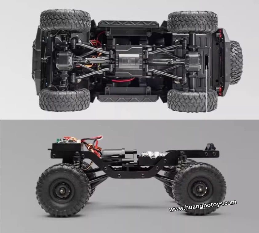 CARRO HB TOYS 1/16 JEEP DEFENDER 10KM 4WD BLACK HB-R1608