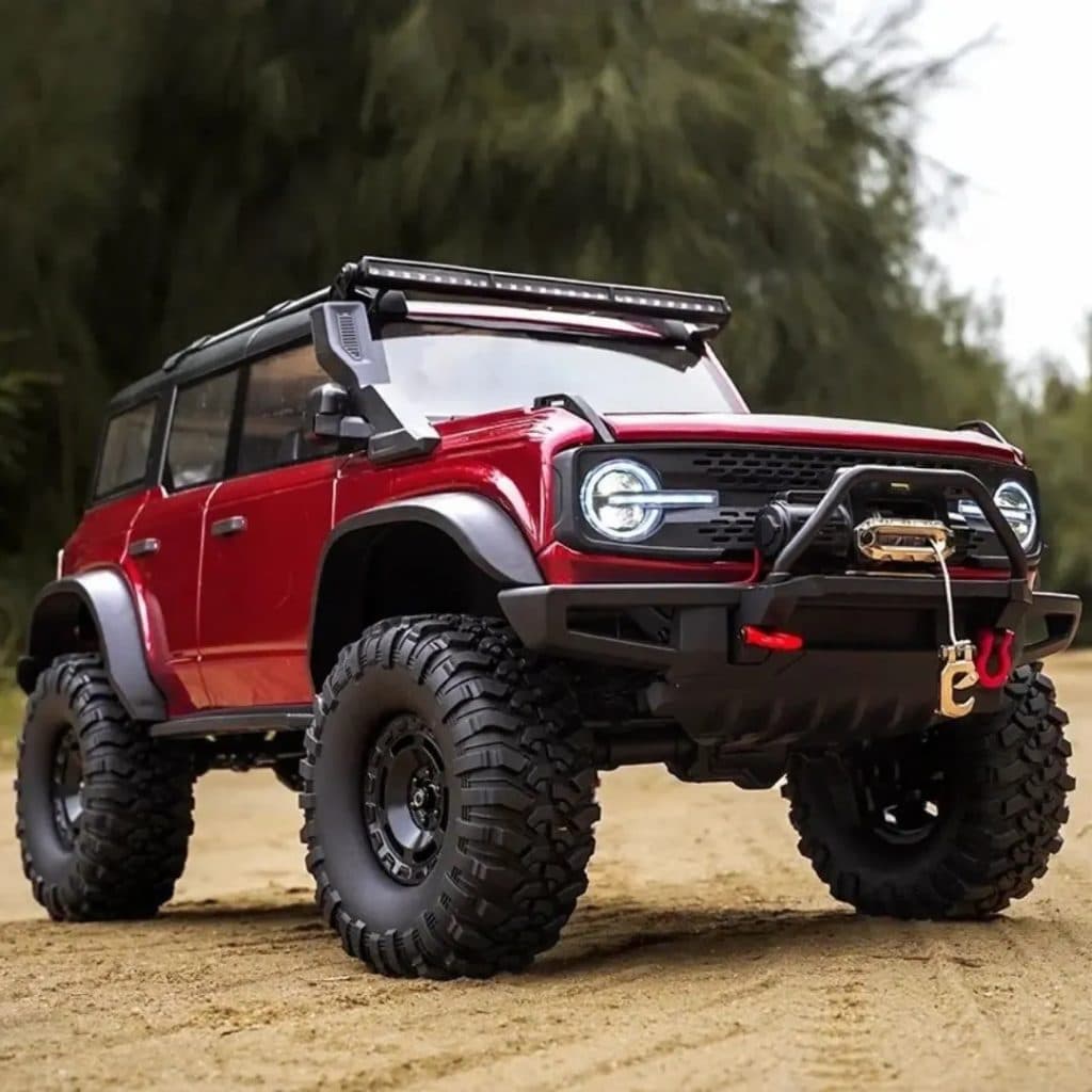CARRO HB TOYS 1/10 JEEP BELUGA BRONCO 18KM 4WD RED HB-R1002-2