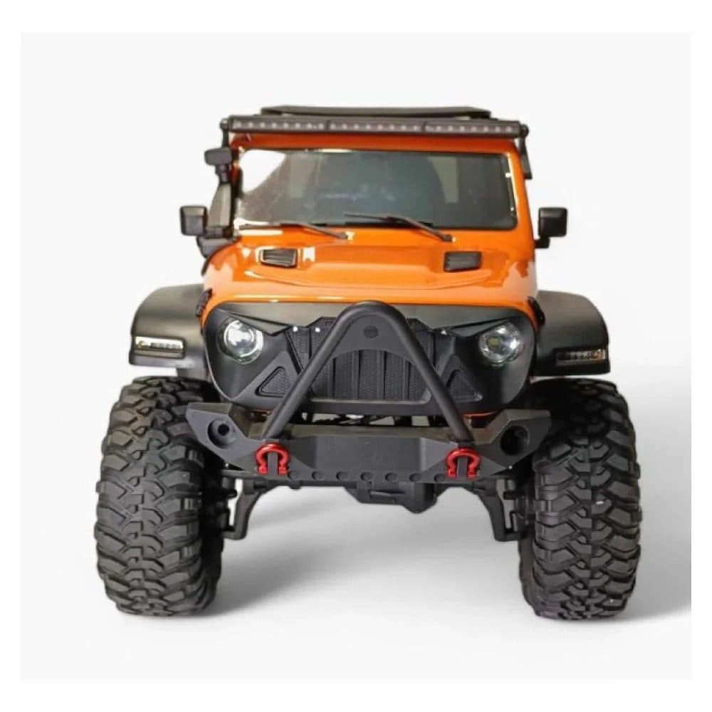 CARRO HB TOYS 1/10 JEEP RUBICON 18KM 4WD ORANGE HB-R1012-2